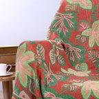 Retro tassel woven blanket