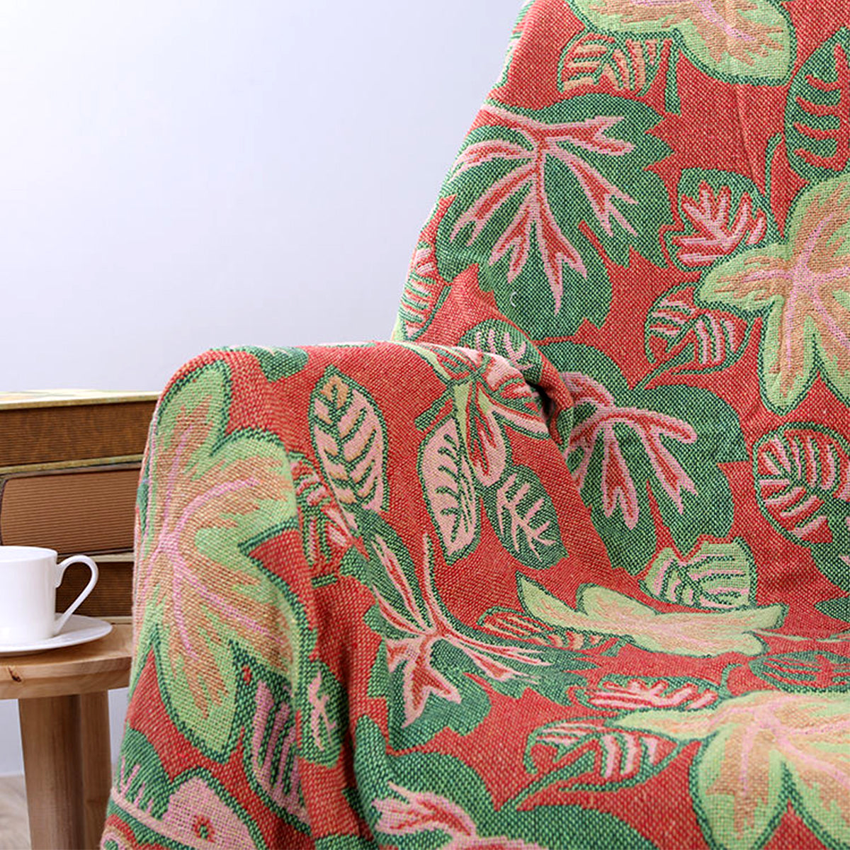 Retro tassel woven blanket