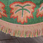 Retro tassel woven blanket