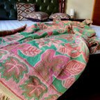 Retro tassel woven blanket