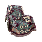 Geometric Jacquard Woven Blanket