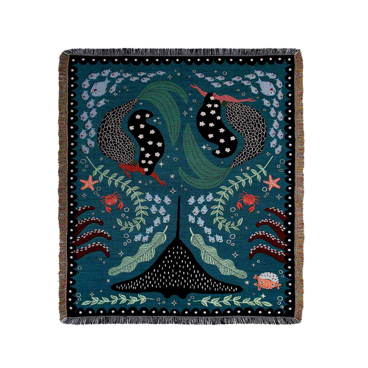 Soft Floral Woven Blanket