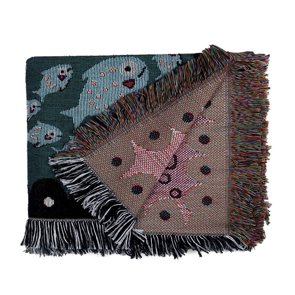 Soft Floral Woven Blanket