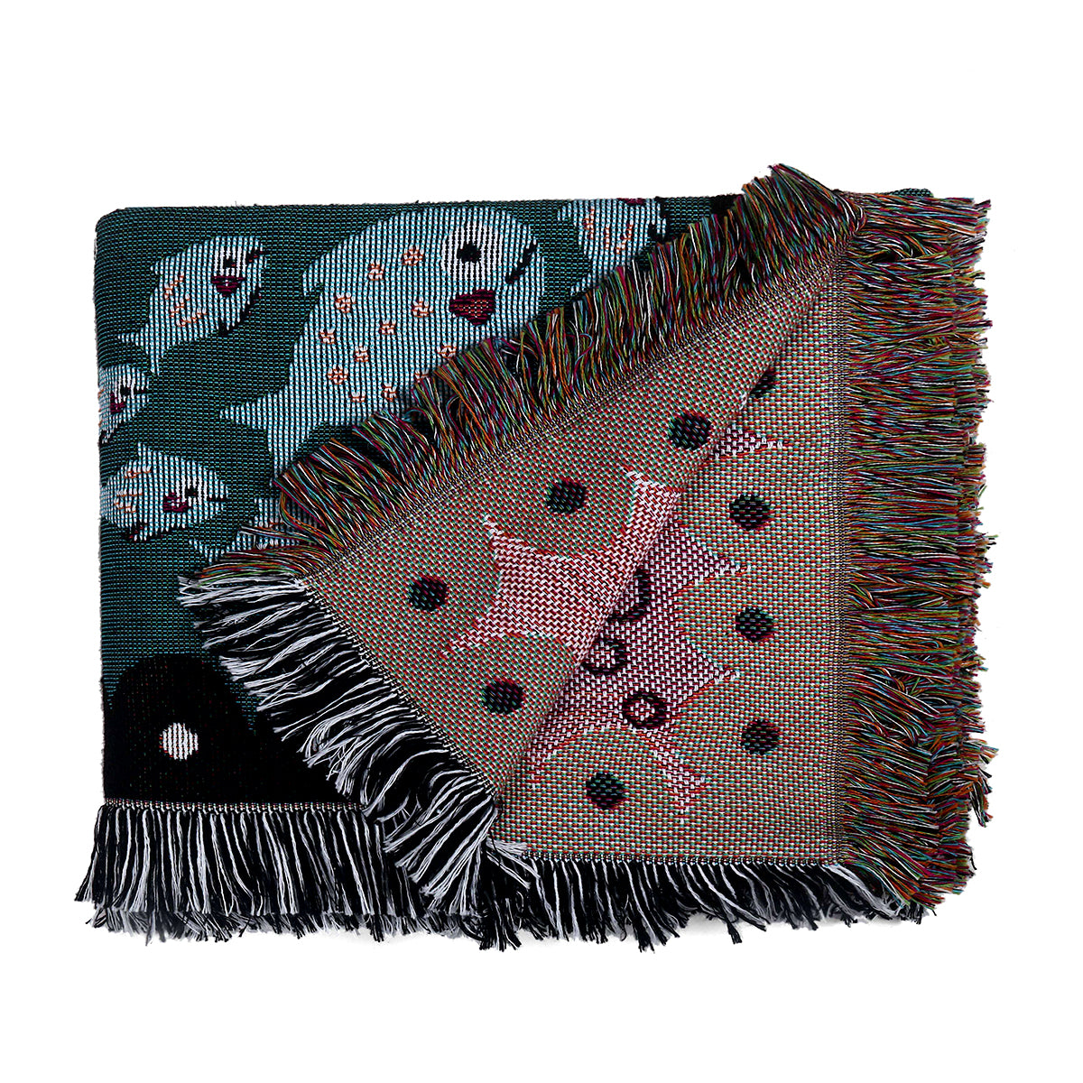 Soft Floral Woven Blanket