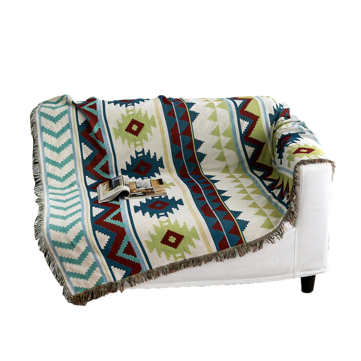 Bohemian Style Artistic Woven Blanket