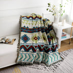 Bohemian Style Artistic Woven Blanket