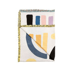 Warm Floral Woven Blanket