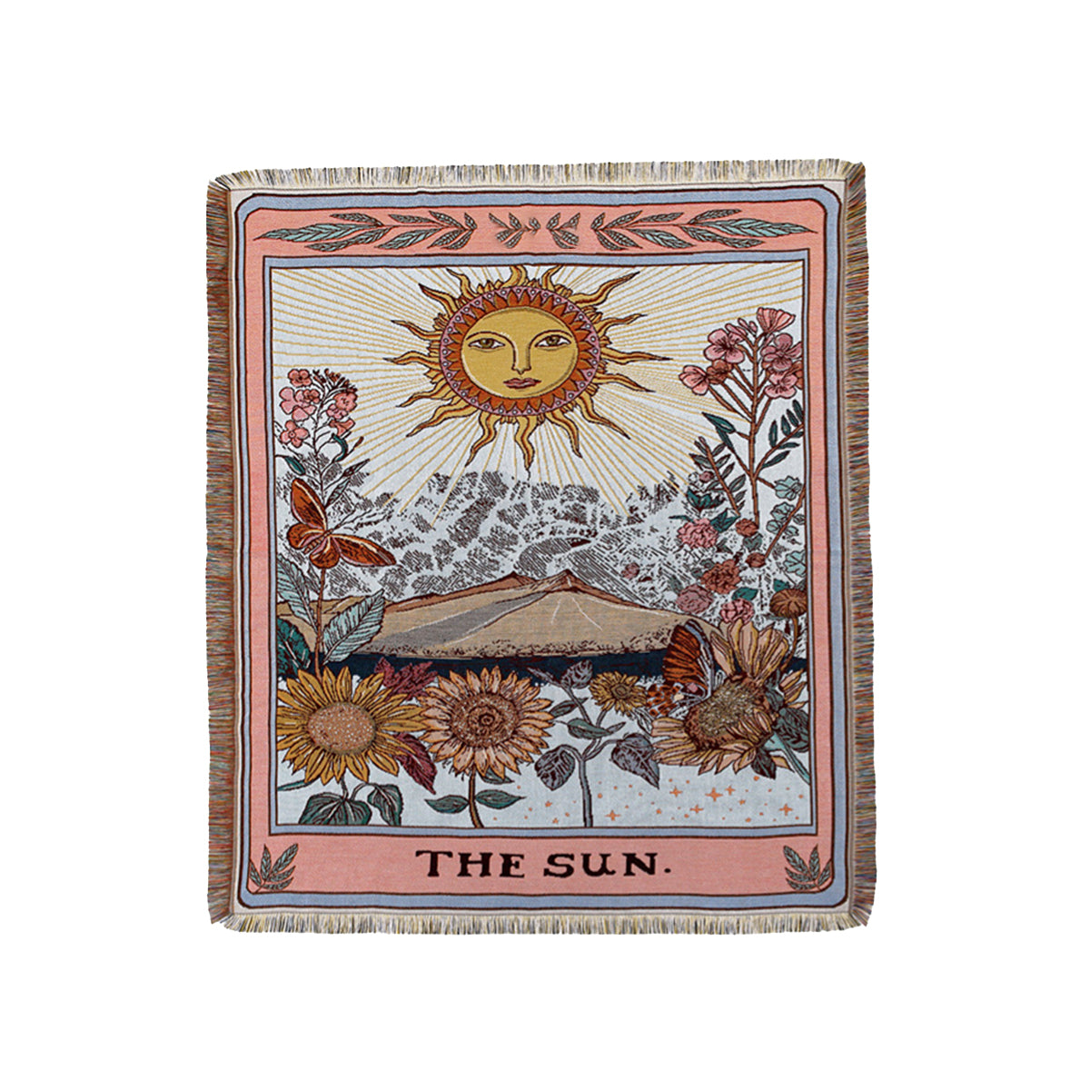 Cotton-Poly Jacquard Woven Blanket