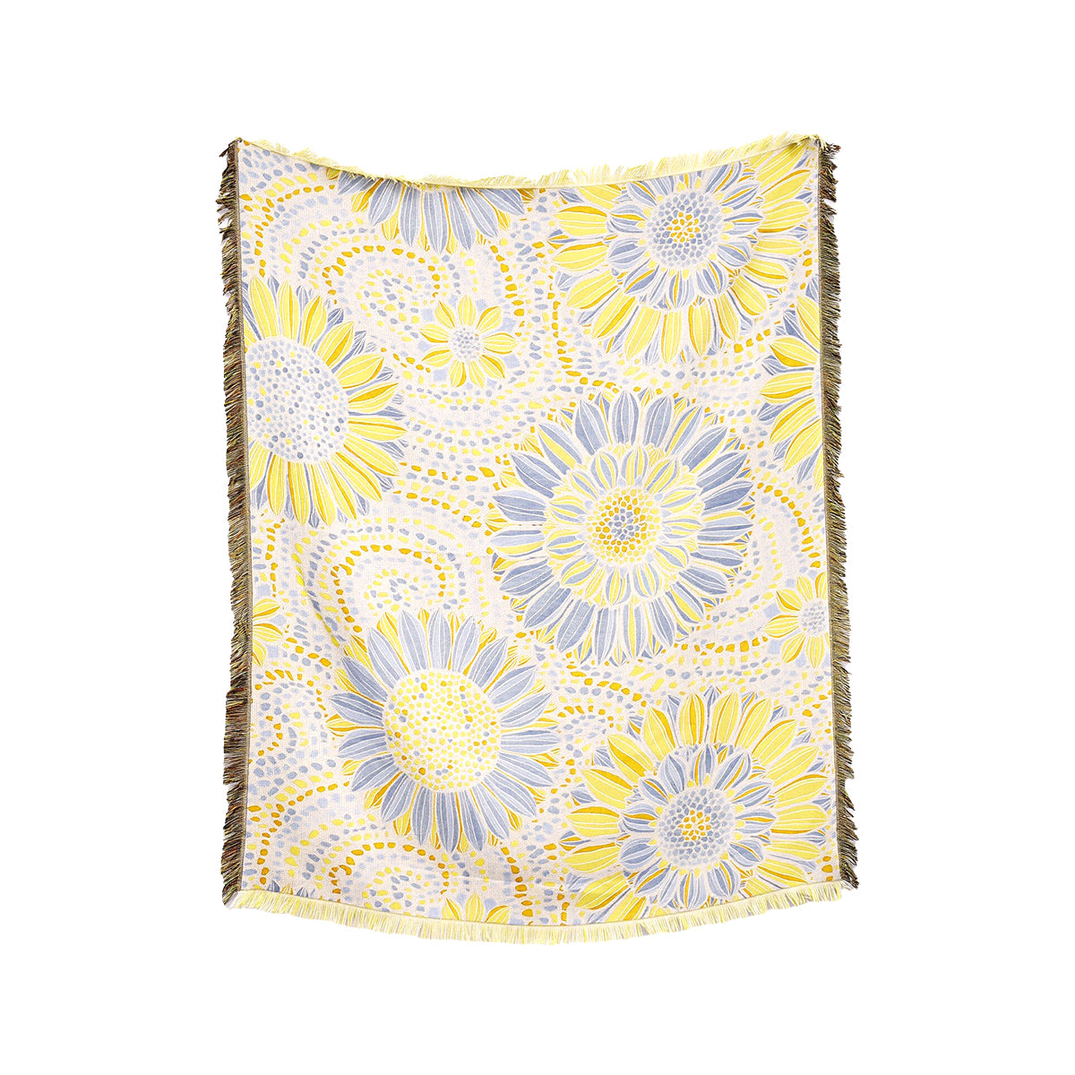 Floral Vintage Woven Blanket