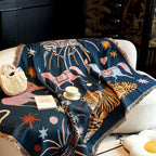 Animal Knit Sofa Blanket