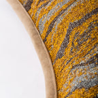 Golden Wave Pillow Cover