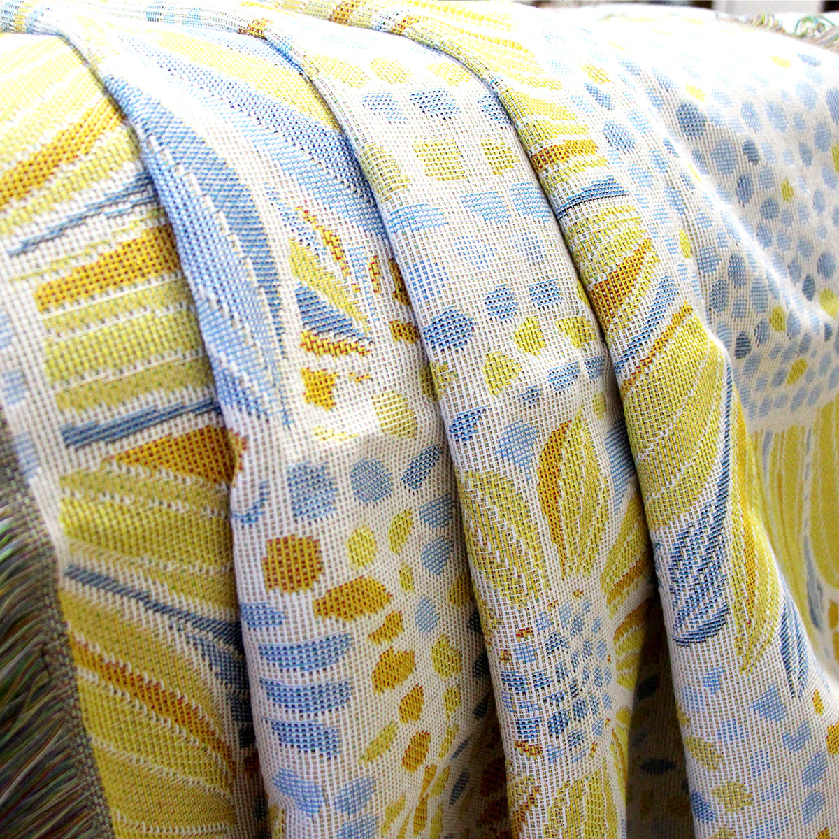 Floral Vintage Woven Blanket