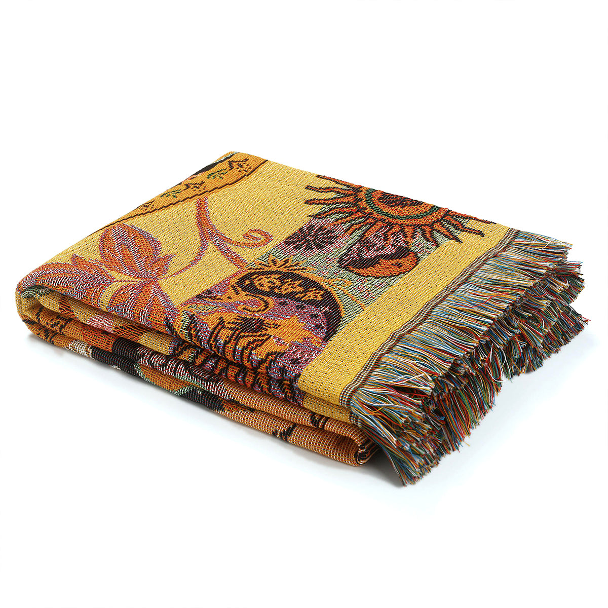 Cozy Threaded Woven Blanket