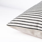 Black and White Striped Pillow Cover