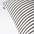Black and White Striped Pillow Cover