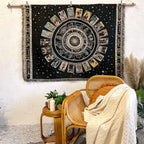 Black Woven Sofa & Bed Blanket