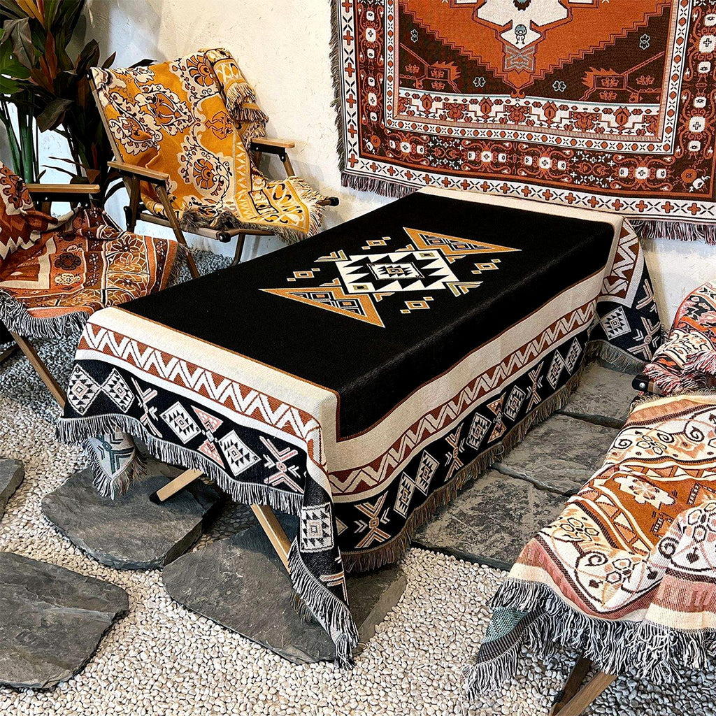 Soft Jacquard Portable Blanket