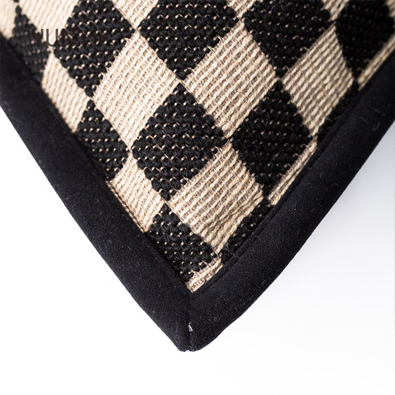 Checkered Cushion Cover