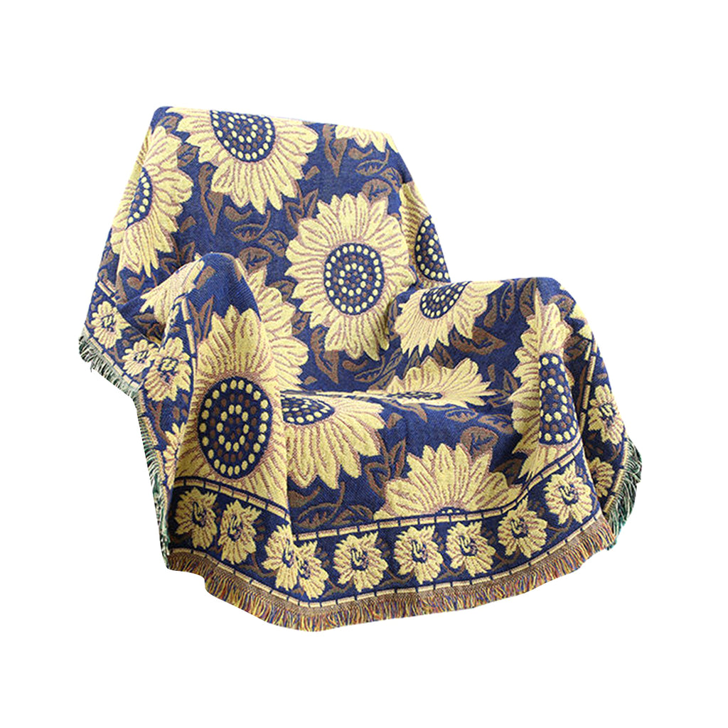 Fashion Bohemian Cotton Tassel Sofa Blanket