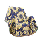 Fashion Bohemian Cotton Tassel Sofa Blanket