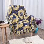 Fashion Bohemian Cotton Tassel Sofa Blanket