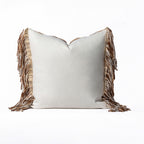 Striped Tassel Cushion Cover