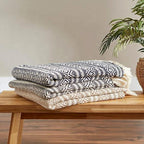 Herringbone Cotton Sofa Blanket