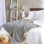 Herringbone Cotton Sofa Blanket