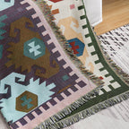 Woven Fringe Sofa Throw