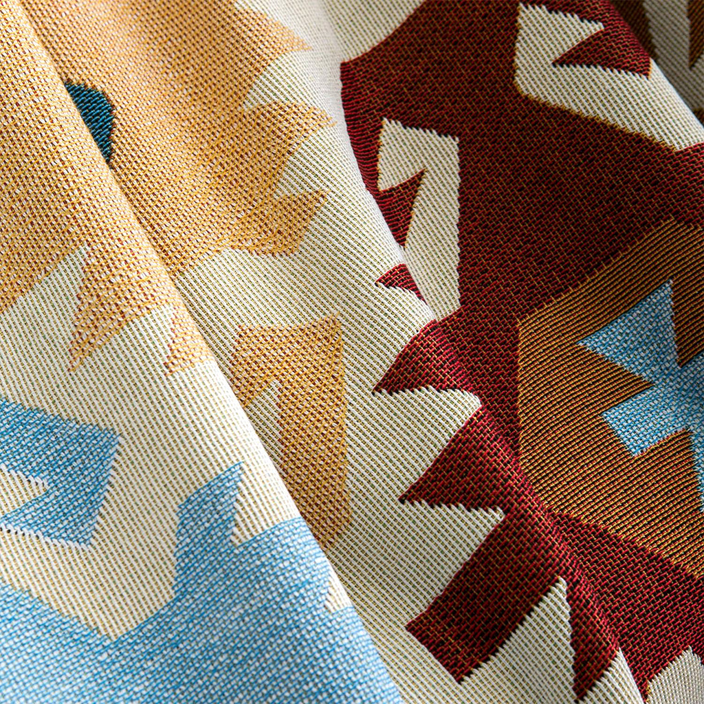 Woven Fringe Sofa Throw