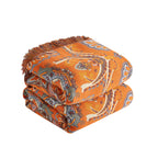 Vintage Floral Bohemian Tassel Blanket