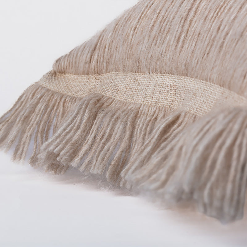 Woven Tassel Cushion Cover