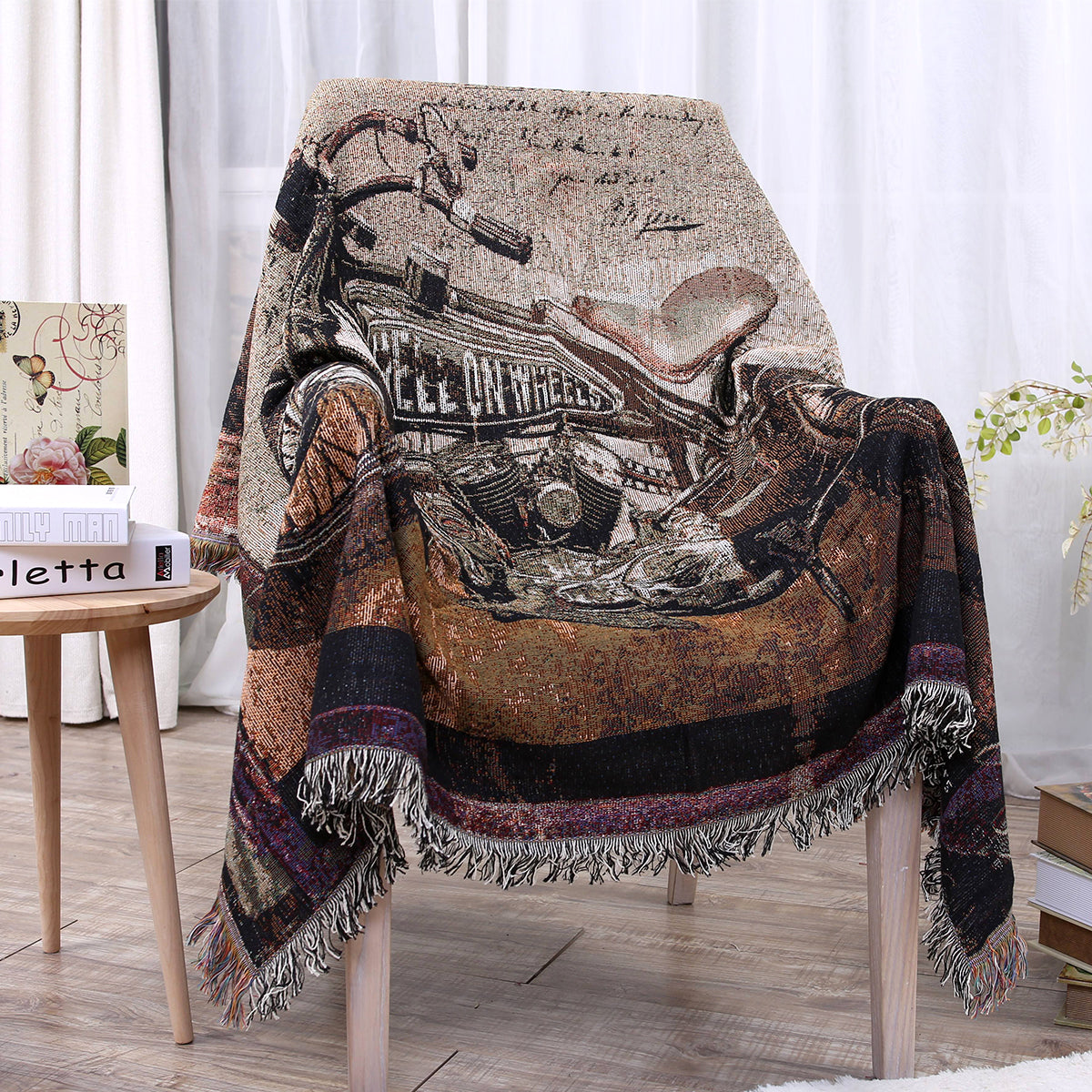 Vintage Art Woven Blanket
