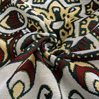 Cotton-Poly Blend Tassel Throw