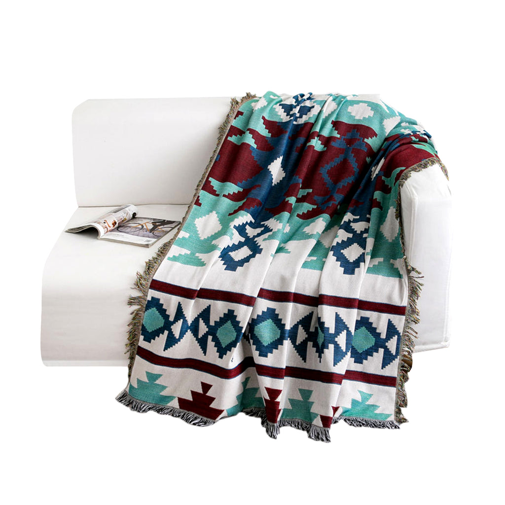 Bohemian Cotton-Polyester Sofa Throw