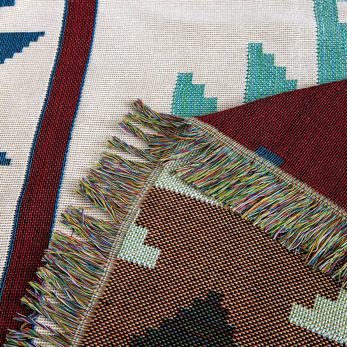 Bohemian Cotton-Polyester Sofa Throw