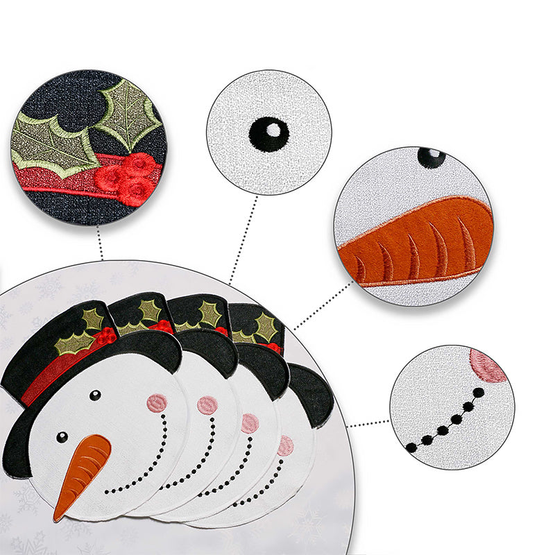 Cute Cartoon Snowman Placemat