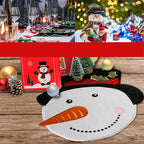 Cute Cartoon Snowman Placemat