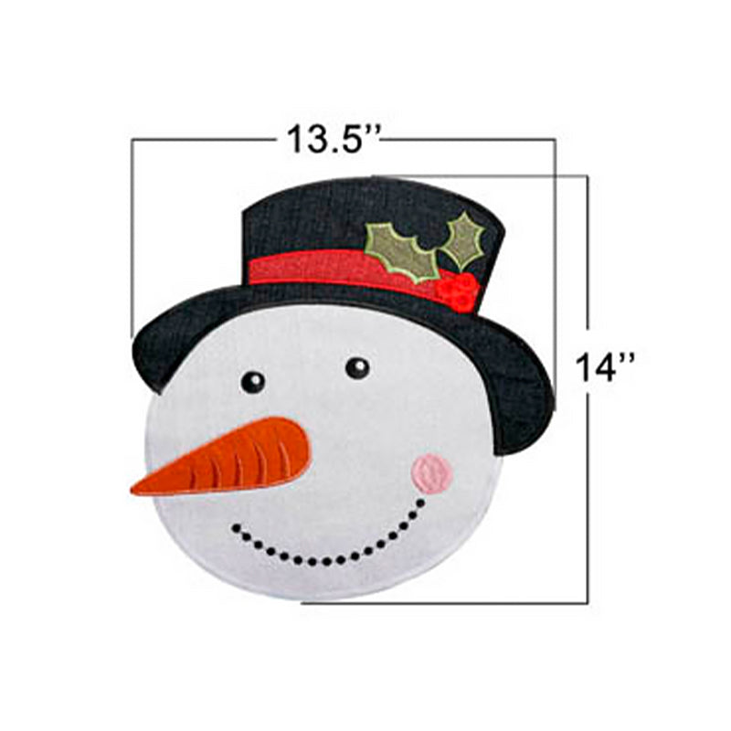 Cute Cartoon Snowman Placemat