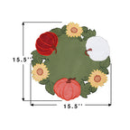 Autumn Harvest Pumpkin Round Placemat