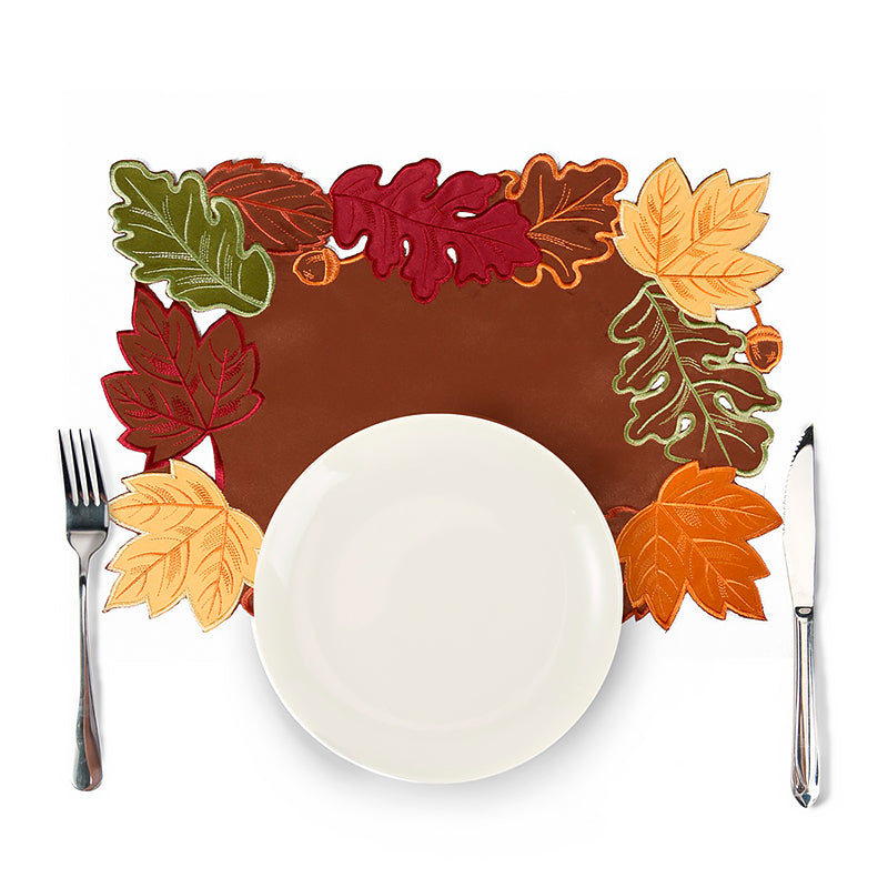 Harvest Maple Leaf Square Placemat