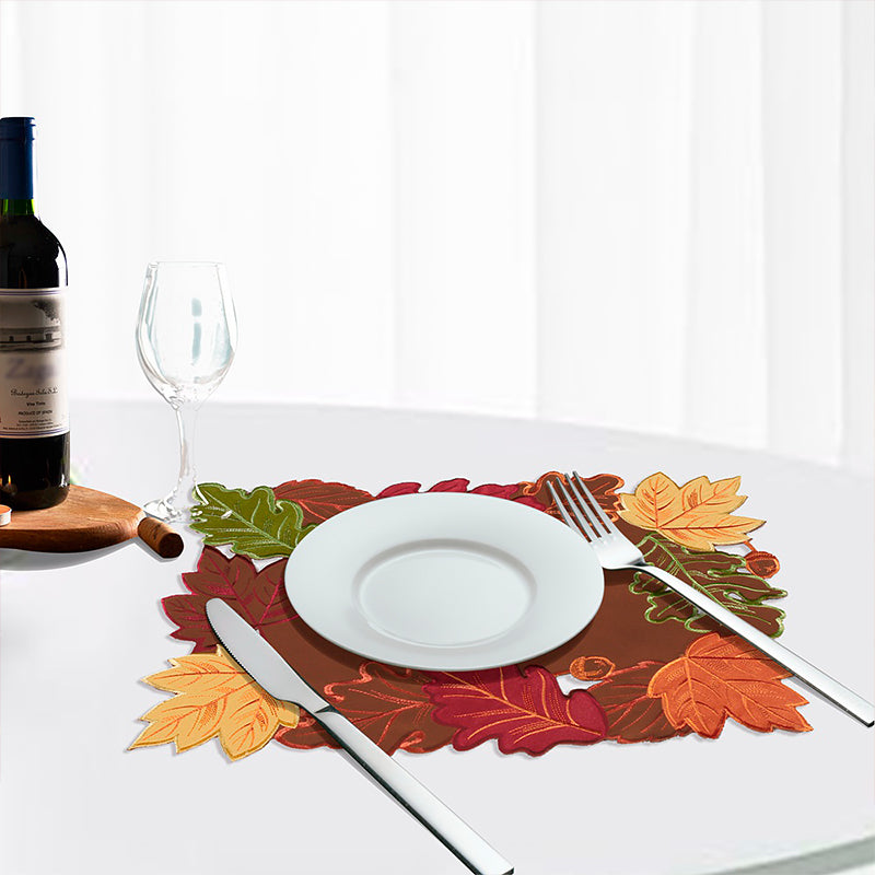 Harvest Maple Leaf Square Placemat