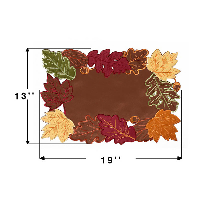Harvest Maple Leaf Square Placemat