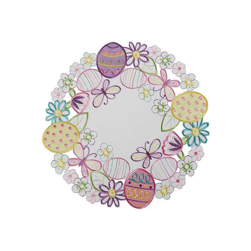Colorful Lace Hollow-Out Placemat