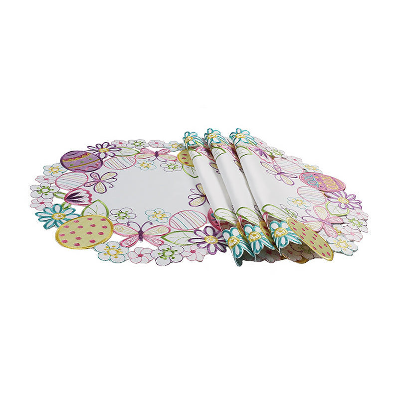 Colorful Lace Hollow-Out Placemat