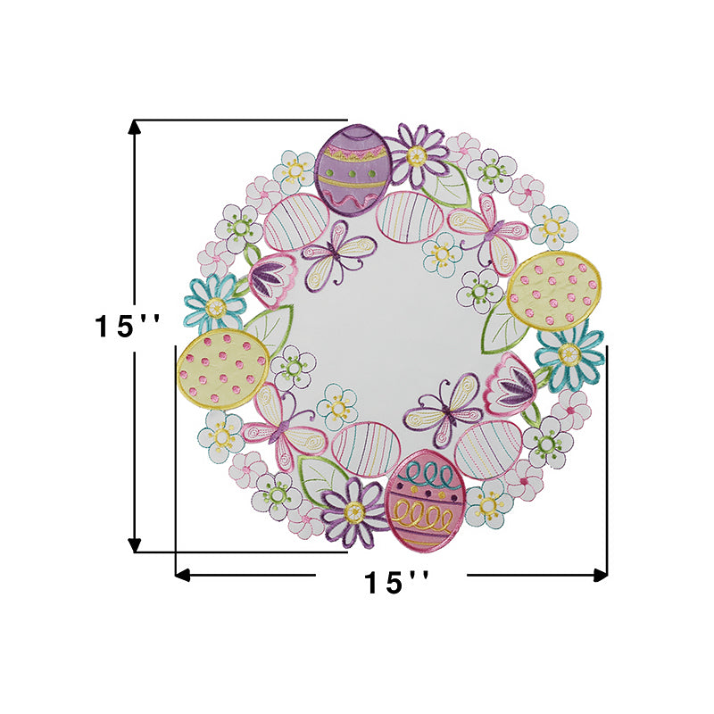 Colorful Lace Hollow-Out Placemat