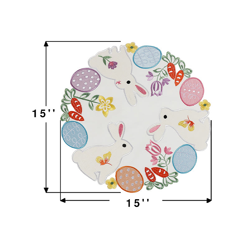 Colorful Rabbit Placemat
