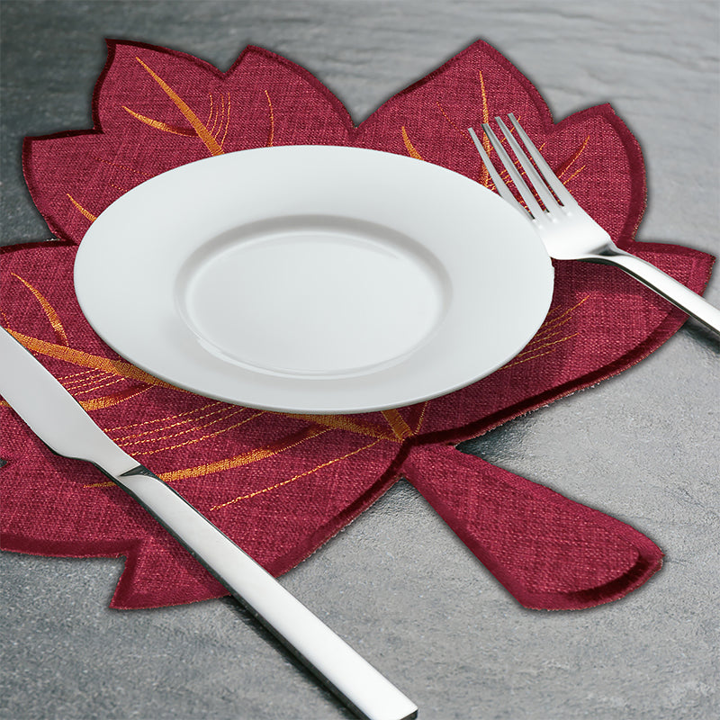 Red Maple Leaf Table Placemat