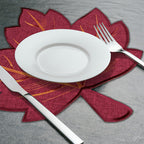 Red Maple Leaf Table Placemat