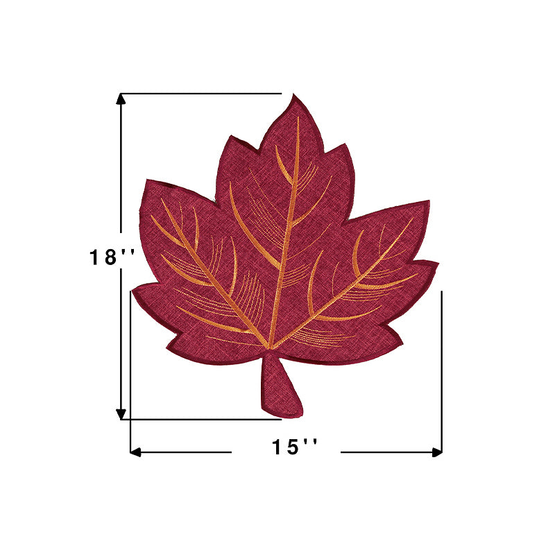 Red Maple Leaf Table Placemat